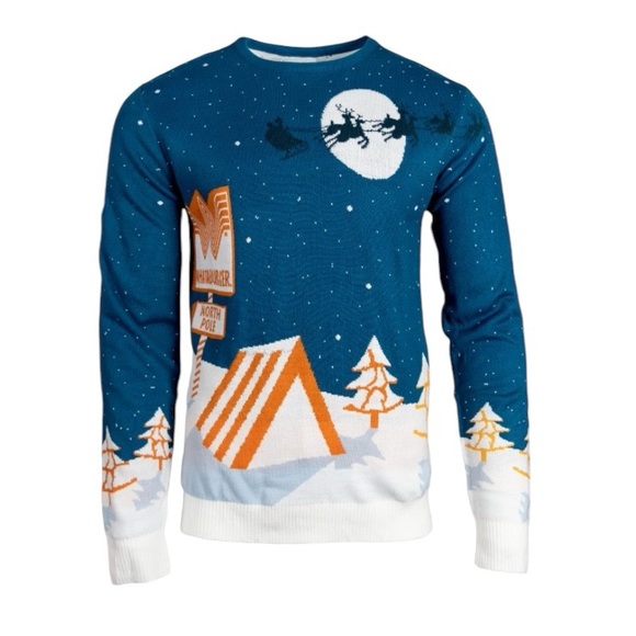 Whataburger Sweater 2021 Ugly Christmas Holiday Sweater Mens 3XL - Picture 3 of 8